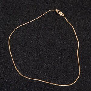 14K Snake Chain 12"  Large Anklet or Necklace for Teen or Child